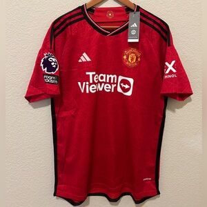 Size XL Adidas Manchester United Ronaldo jersey new